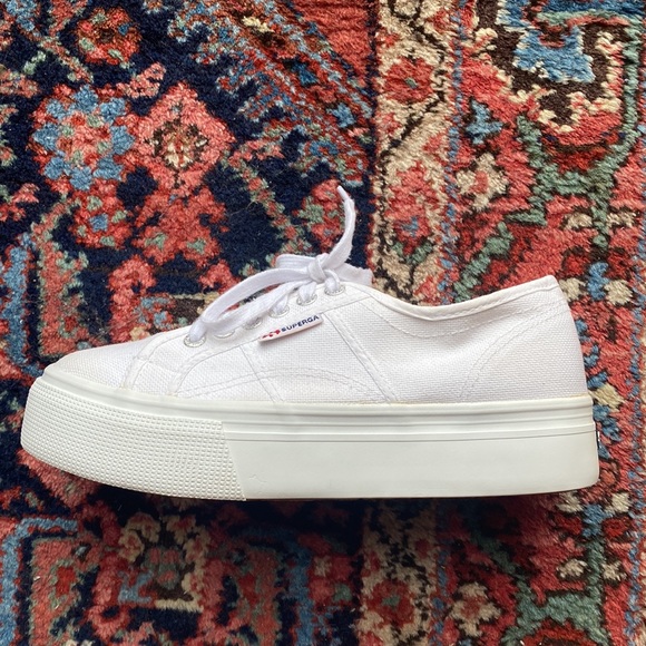 Superga 2790 Platform Sneaker (White) - Picture 2 of 6